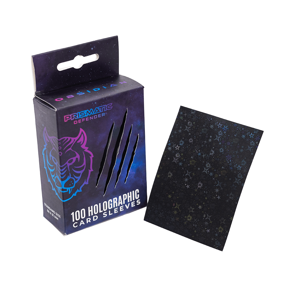 Starfield/Obsidian Holographic Card Sleeves