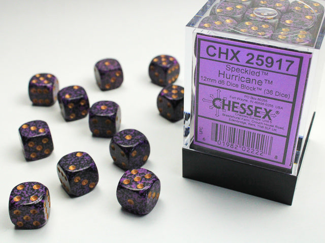 Chessex 12mm 36d6 Speckled Dice
