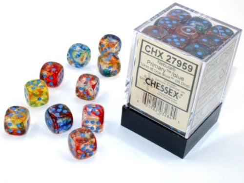 Chessex Nebula 12mm d6 Dice Set