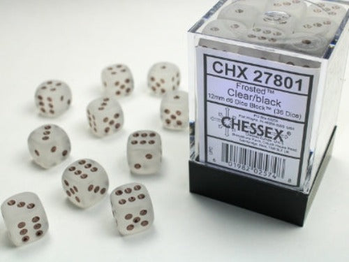 Chessex Frosted 12mm d6 Dice Set