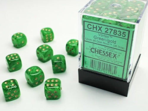 Chessex Vortex 12mm d6 Dice Set