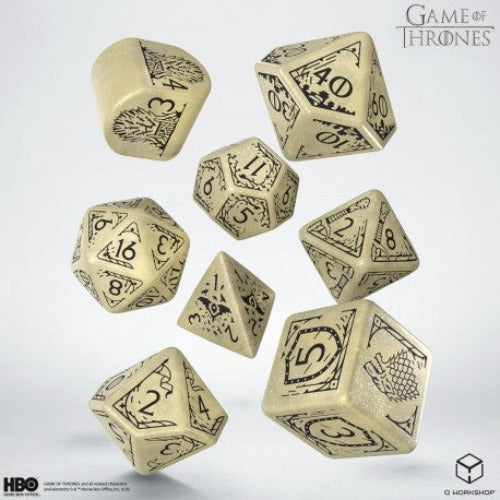 Game of Thrones Dice: Stark Dice Set (7)