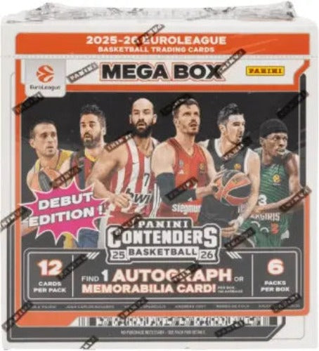 2025/26 Panini Contenders EuroLeague Basketball Mega Hobby Box