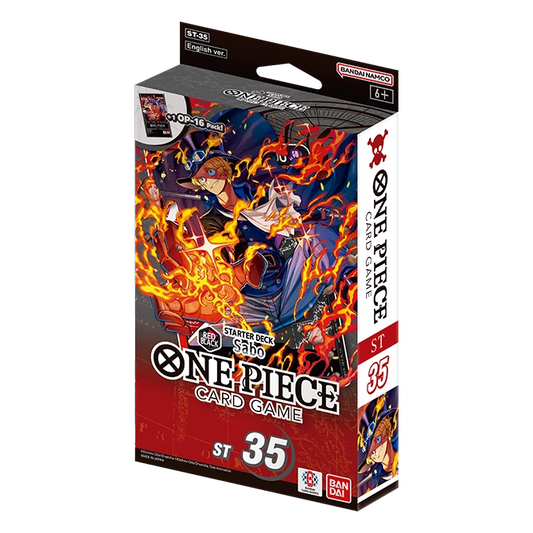 One Piece TCG: (ST-35) RED/BLACK Sabo Starter Deck