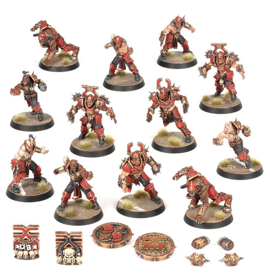 Warhammer: Khorne Blood Bowl Team - Skull-tribe Slaughterers