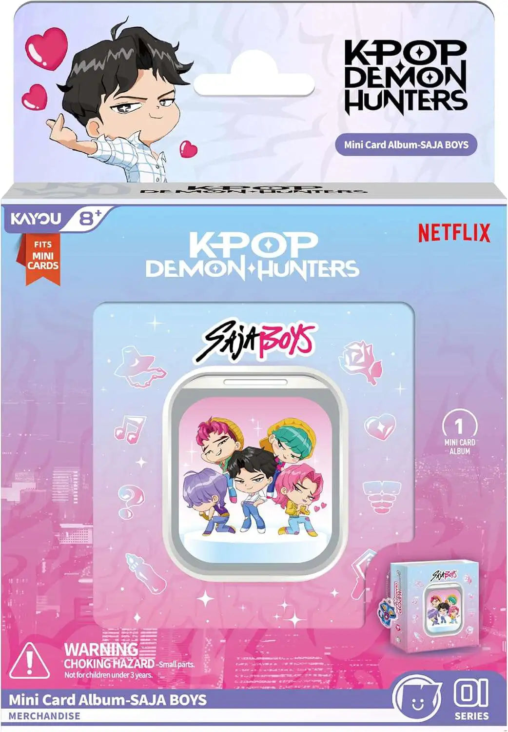 Kayou KPop Demon Hunters Mini Card Album 001 Saja Boys