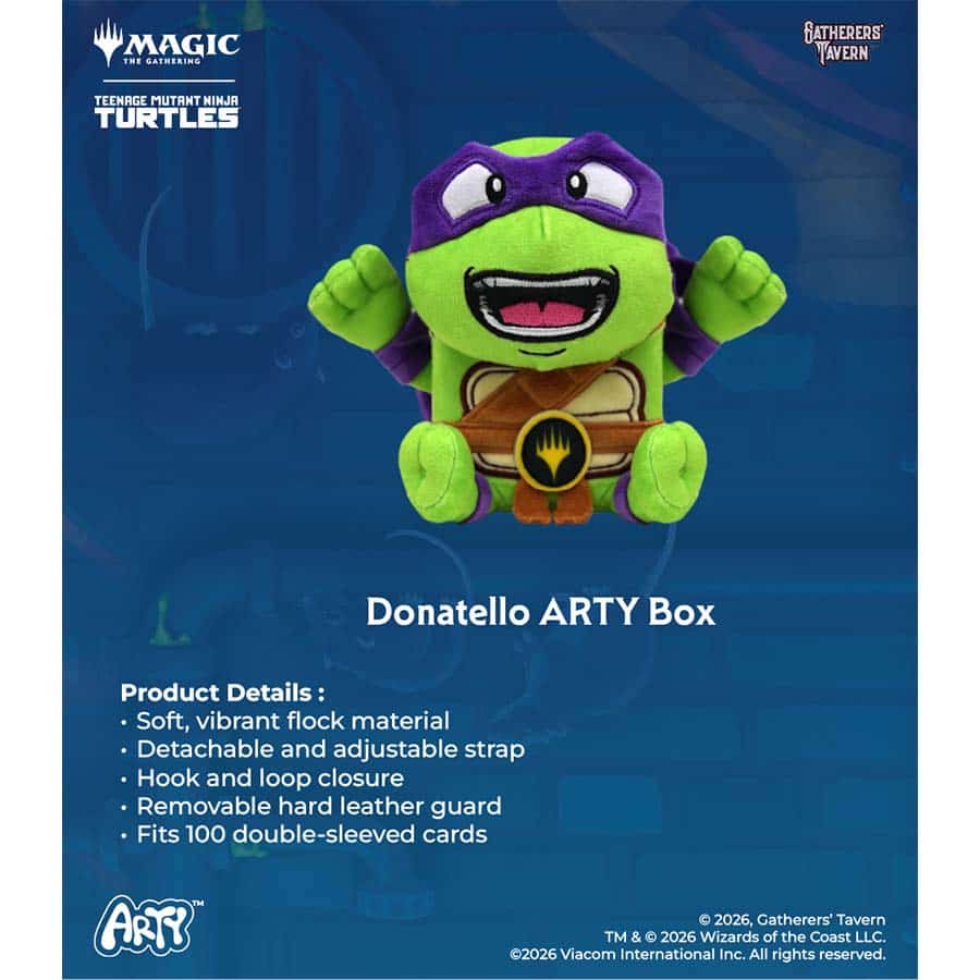 Gatherer's Tavern Teenage Mutant Ninja Turtles Arty Deck Box