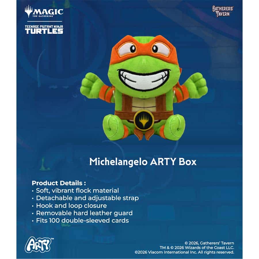Gatherer's Tavern Teenage Mutant Ninja Turtles Arty Deck Box