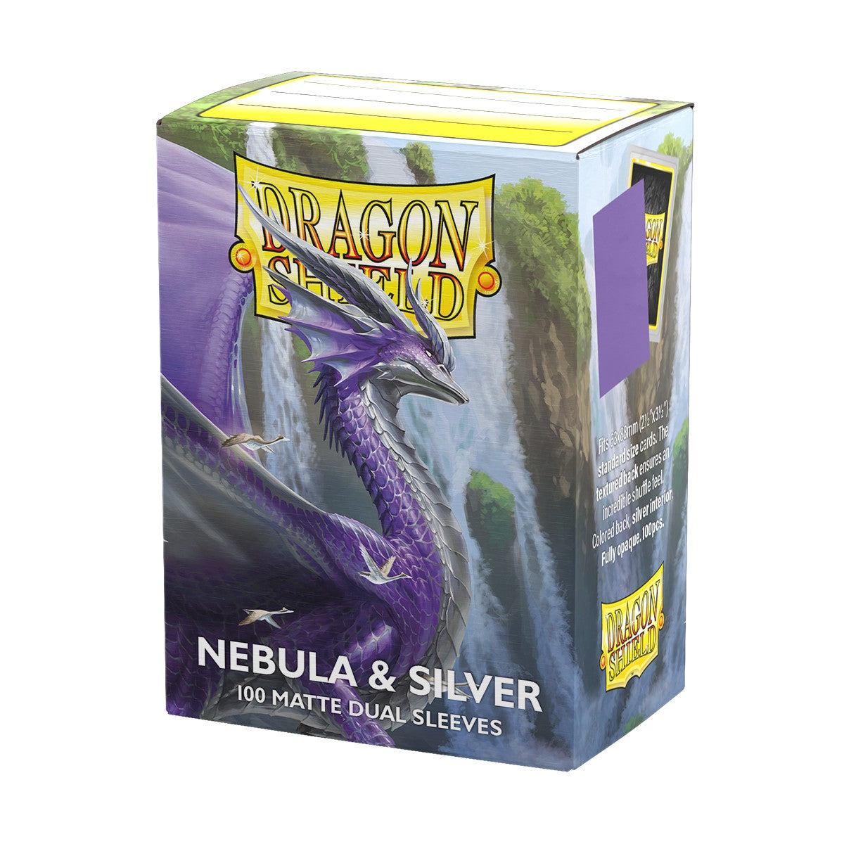 Dragon Shield Dual Matte Standard Sleeves - Silver Interior