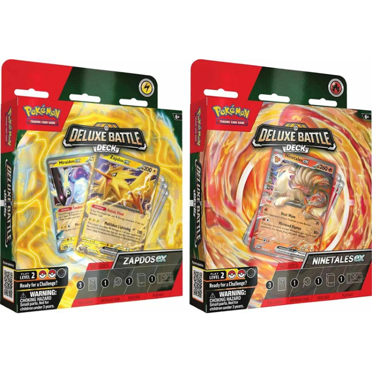 Pokemon TCG: Ninetales ex / Zapdos ex Deluxe Battle Deck