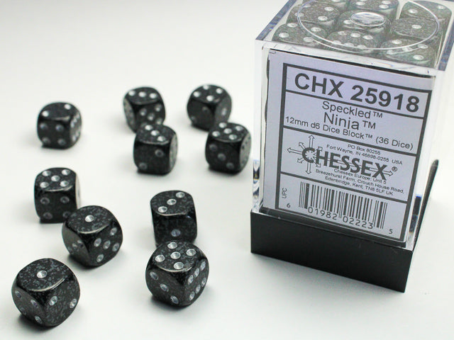 Chessex 12mm 36d6 Speckled Dice