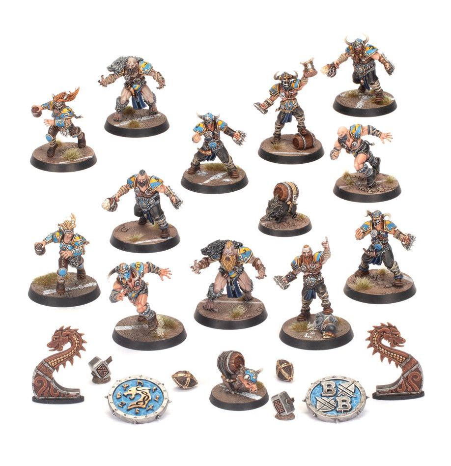 Warhammer: Norse Blood Bowl Team: Norsca Rampagers