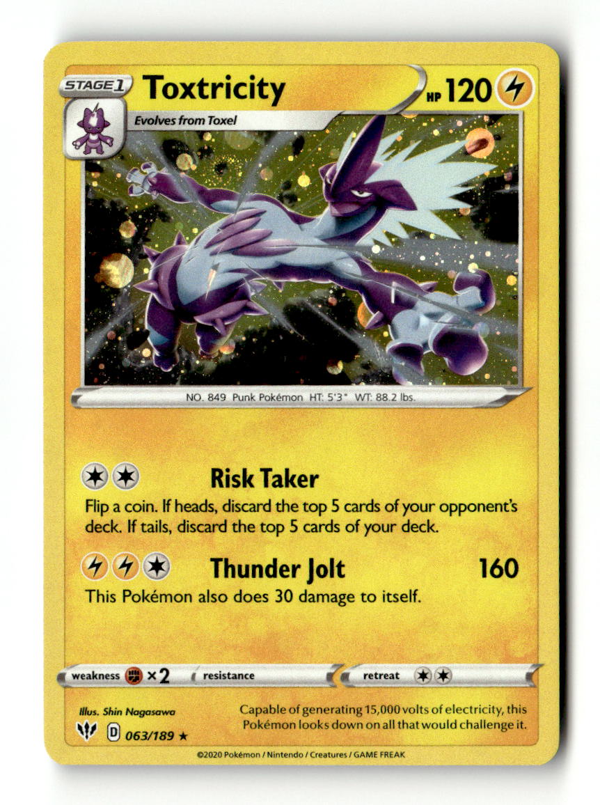 Toxtricity - 063/189 (Cosmos Holo)