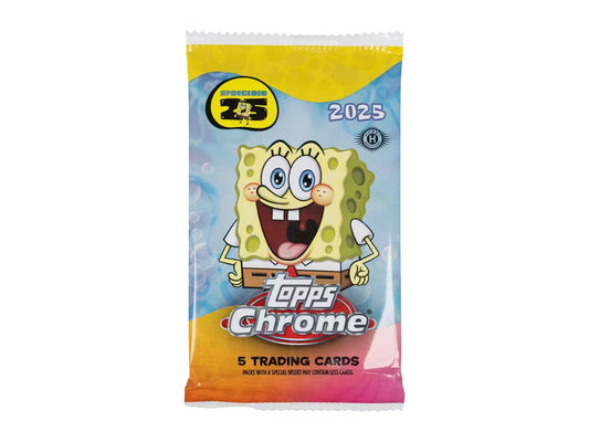 2025 Topps Chrome Spongebob Hobby Pack