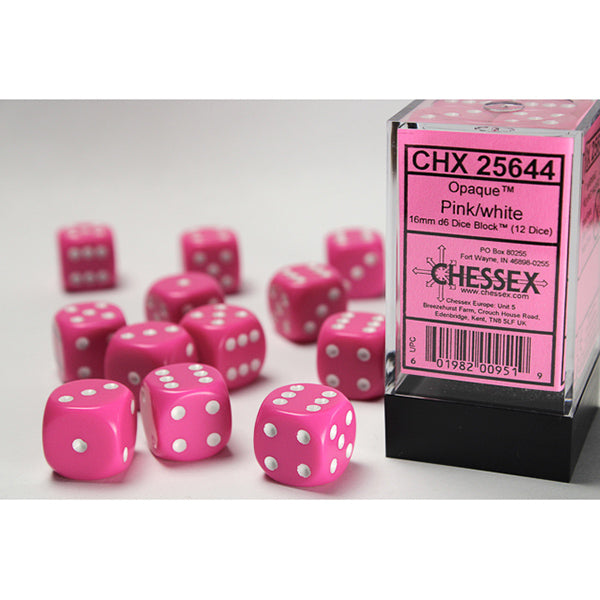 Chessex 16mm 12d6 Opaque Dice