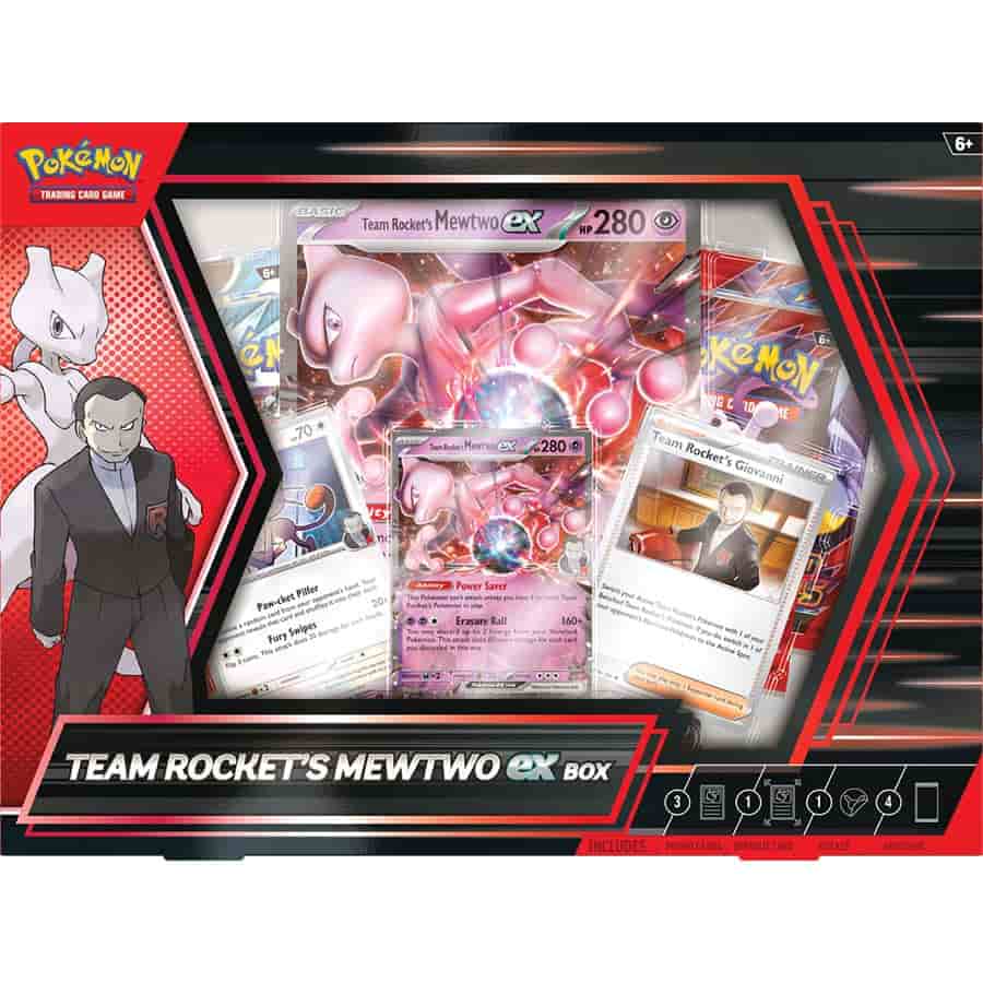 Pokemon - Trading Card Game: Team Rocket's Mewtwo ex Box