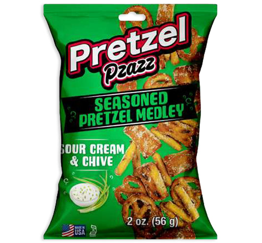 Pretzel Pzazz: Seasoned Pretzel Medley - Sour Cream and Chive
