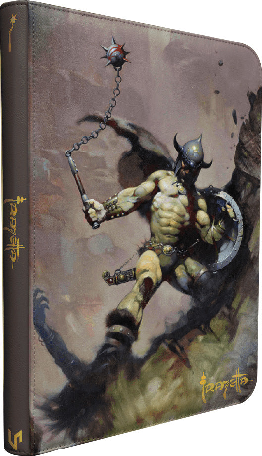 Ultra Pro Zippered PRO Binder 9-Pocket Frank Frazetta - Warrior with Ball and Chain