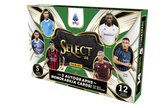 2025-26 Panini Select Series A Soccer Hobby Box