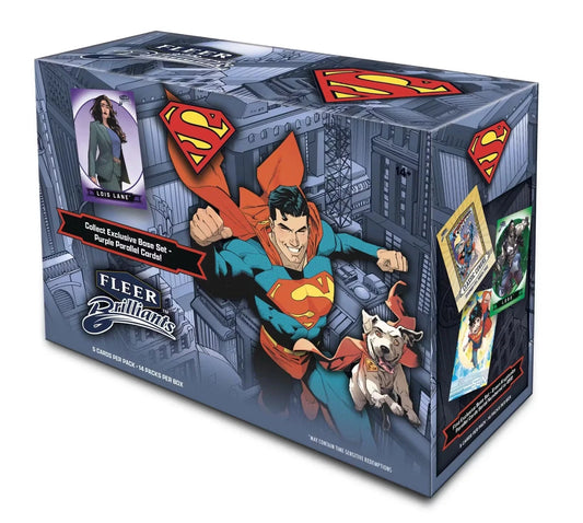 2025 Upper Deck Fleer Brilliants Superman Retail Mega Box