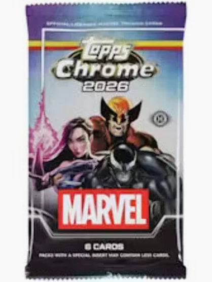 2026 Topps Chrome Marvel Value Packs