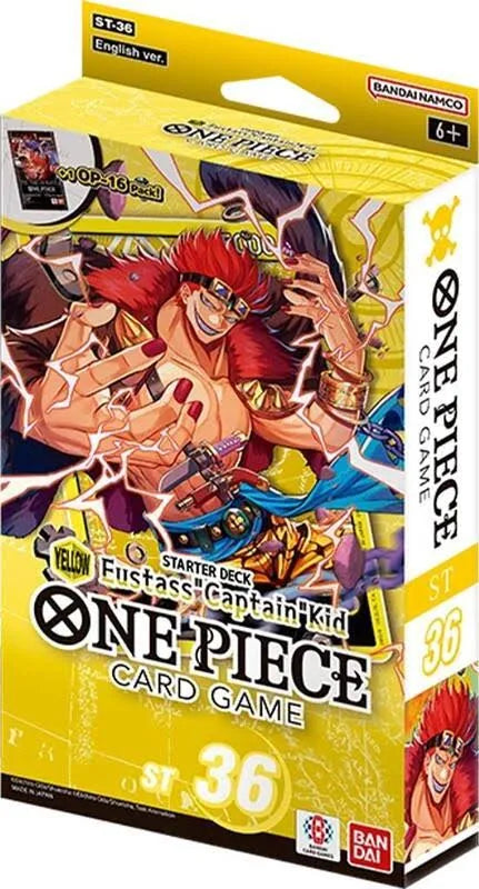 One Piece TCG: (ST-35) YELLOW Eustass”Captain”Kid Starter Deck