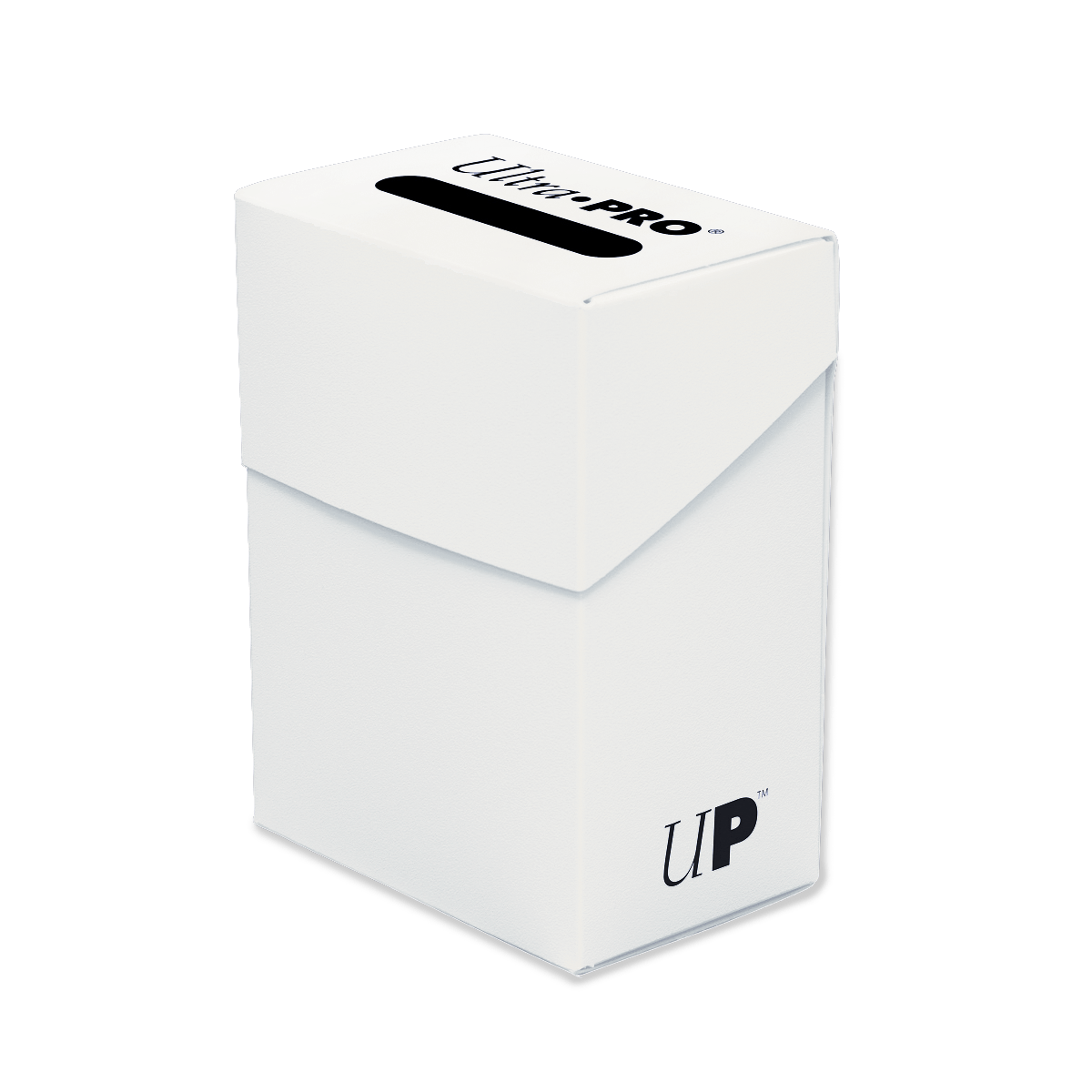 Ultra Pro Solid Color Deck Box 80+ White