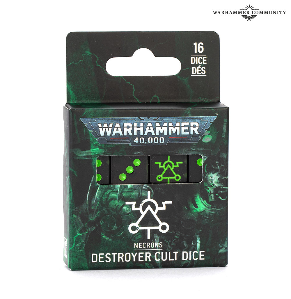 Warhammer: Necrons Destroyer Cult Dice