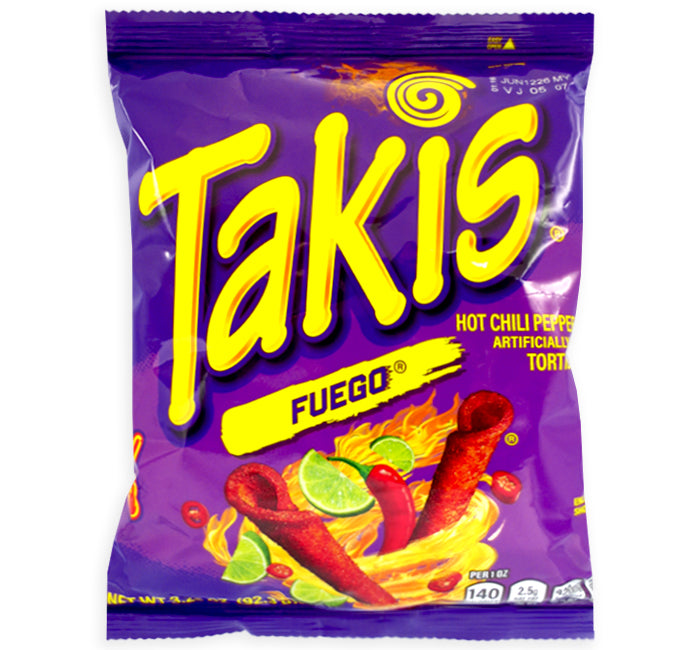 Takis Fuego Hot Chips 1oz