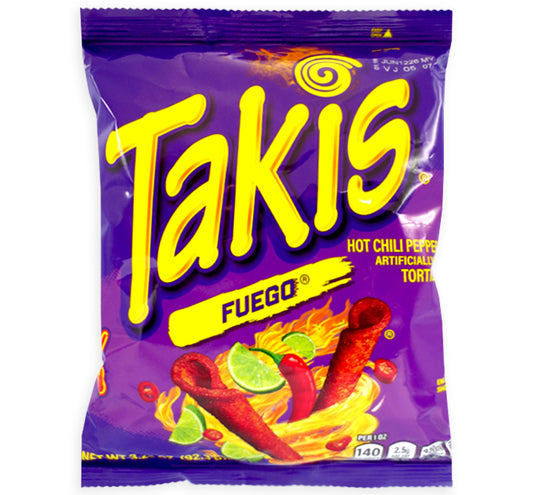 Takis Fuego Hot Chips 1oz