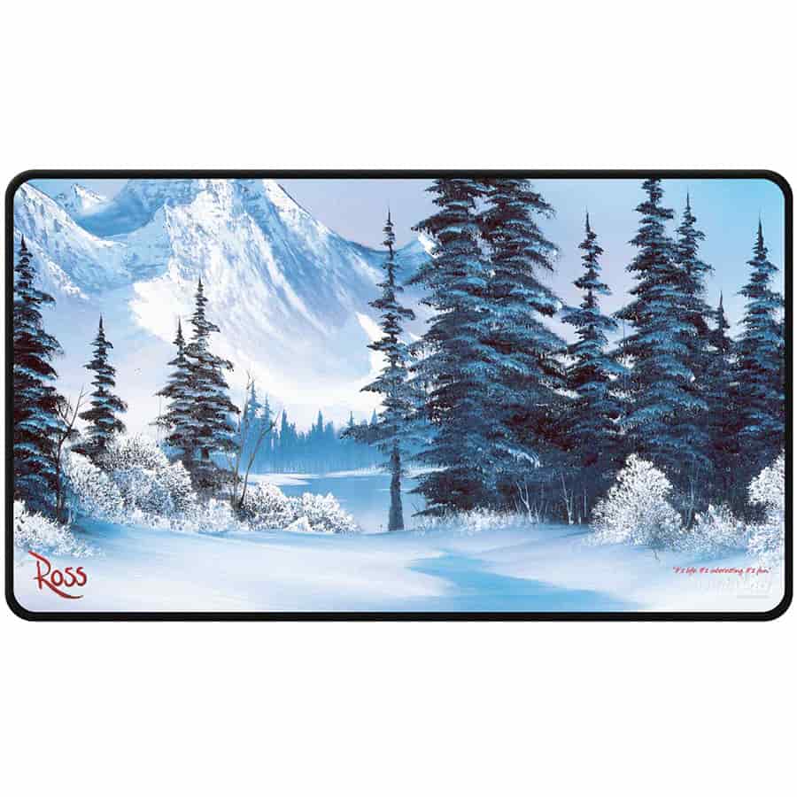 Ultra Pro Playmat: Black Stitched- Bob Ross