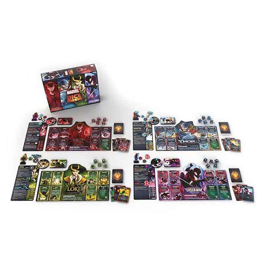 Dice Throne: Marvel 4-Hero Box (SCARLET WITCH, THOR, LOKI, AND SPIDER-MAN)