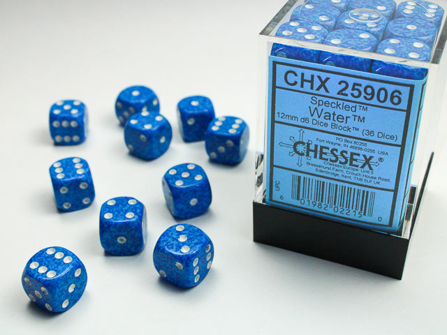 Chessex 12mm 36d6 Speckled Dice