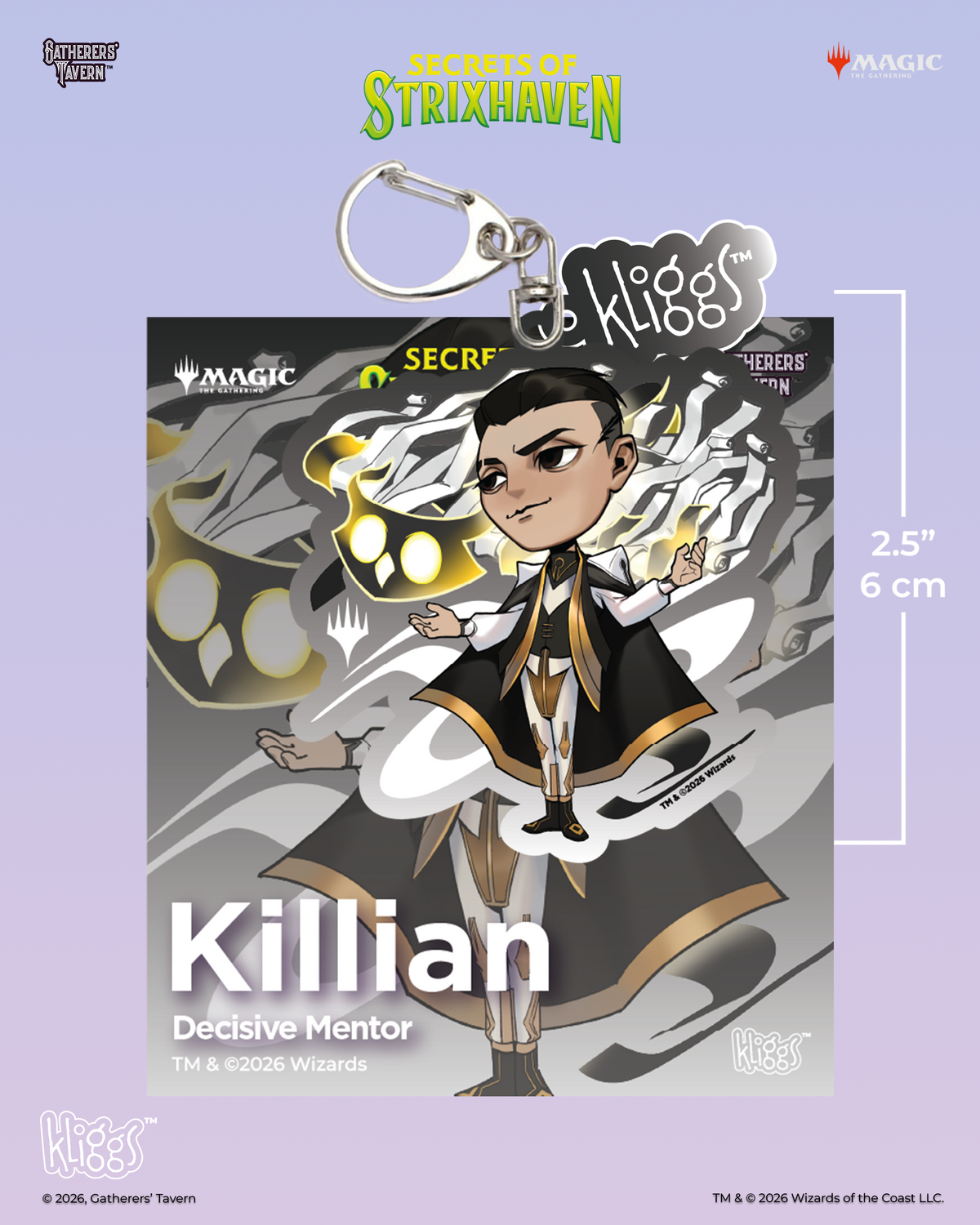 Secrets of Strixhaven Kliggs Keychain – Killian