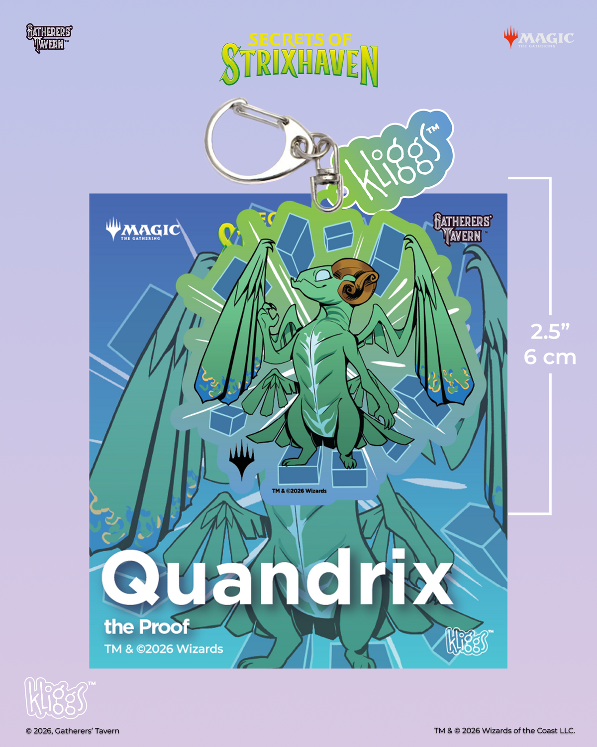 Secrets of Strixhaven Kliggs Keychain – Quandrix