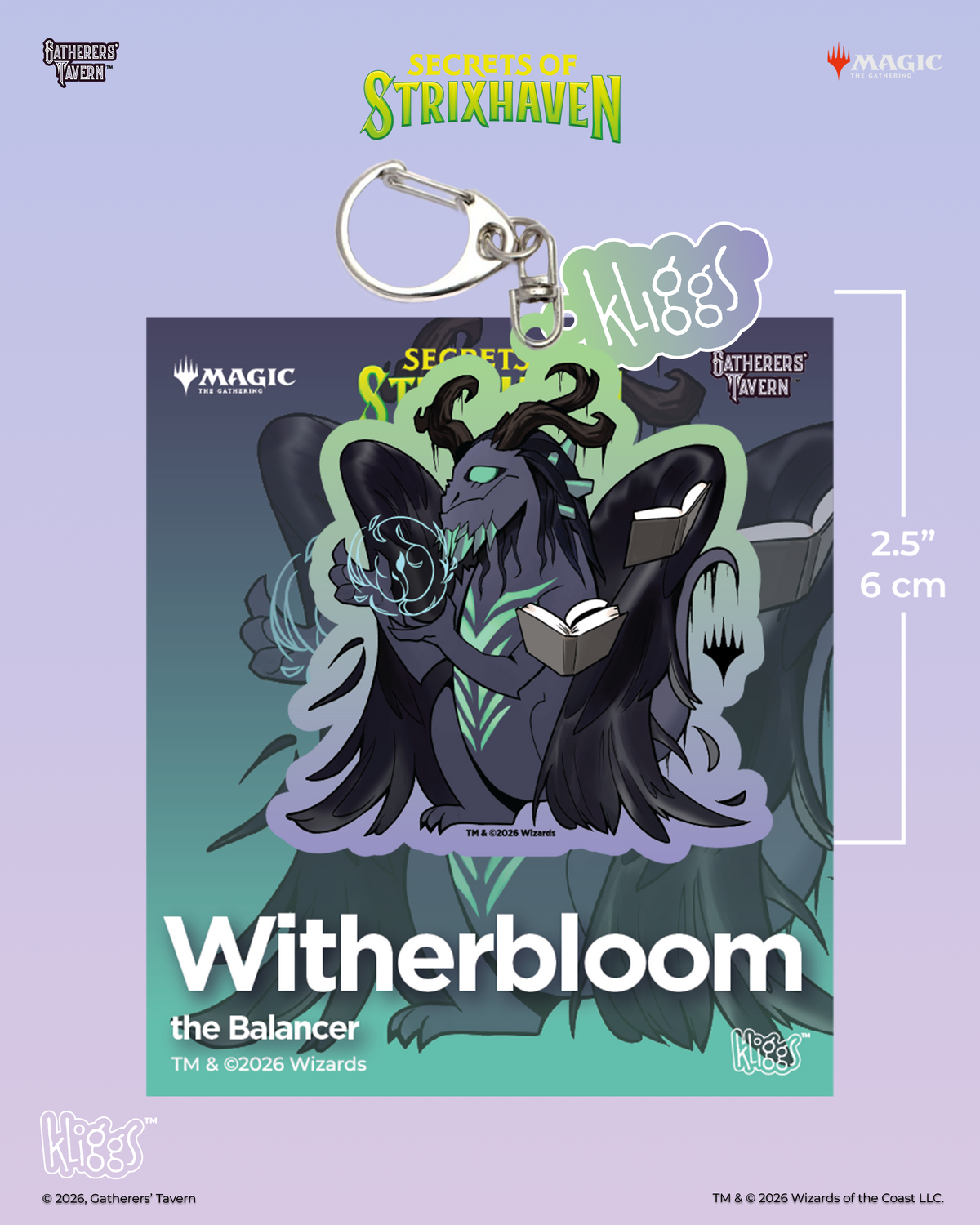 Secrets of Strixhaven Kliggs Keychain – Witherbloom
