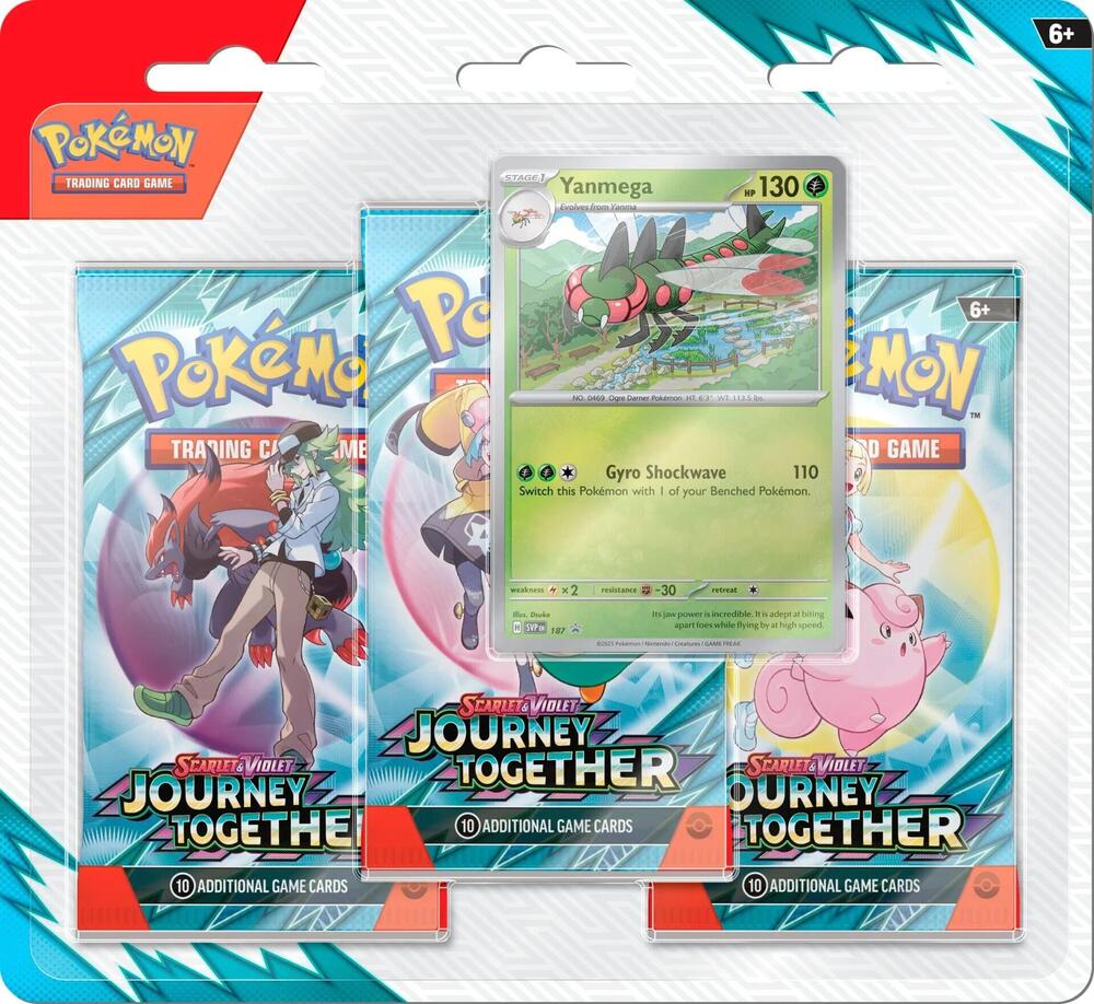 Pokemon TCG: Scarlet & Violet - Journey Together Three-Booster Blister