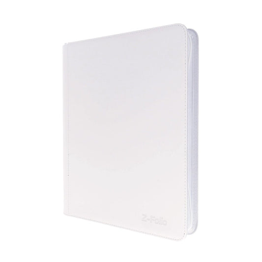 BCW Z-Folio 9-Pocket LX Album - Toploaders - White